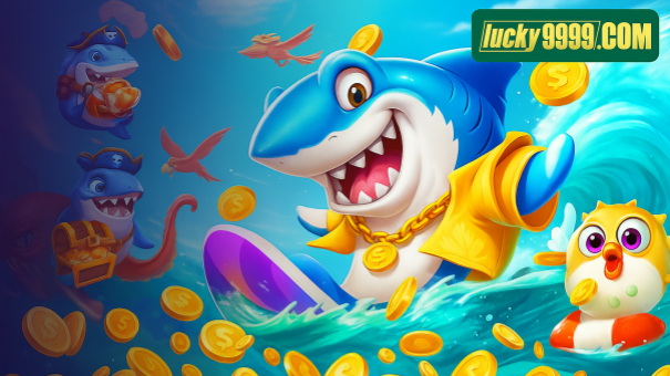 เกมยิงปลา (Fish) สุดมันส์ในสไตล์ทะเลลึก พร้อมเหรียญทองและฉลามสุดเท่